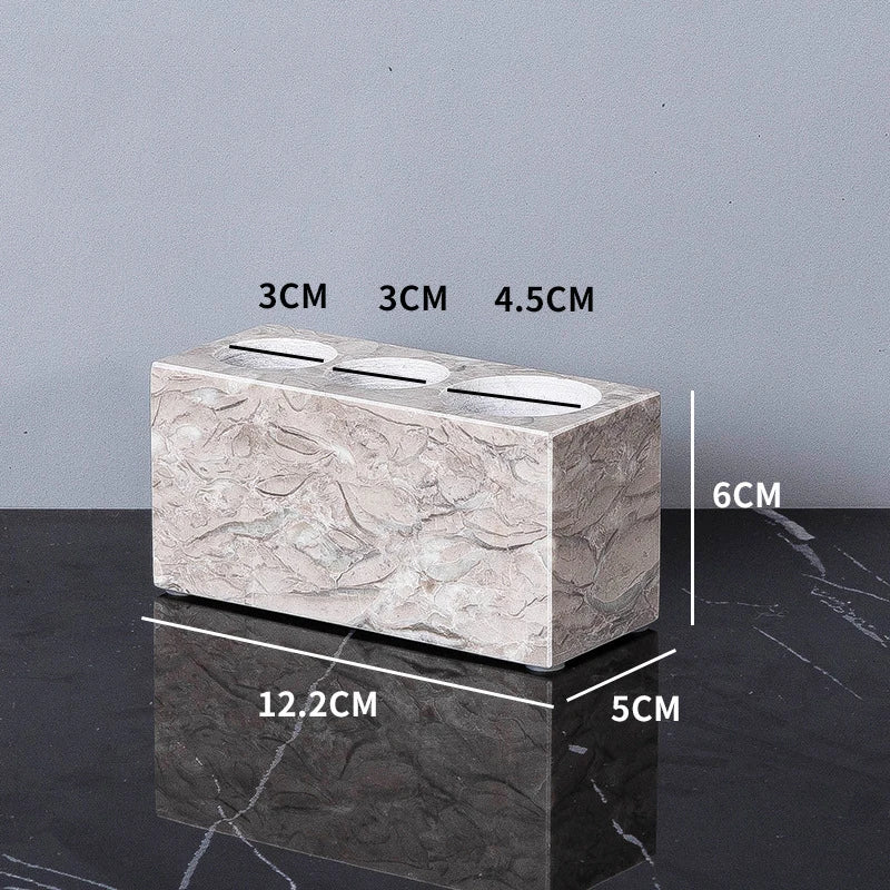 Elegant Marble Bathroom Set