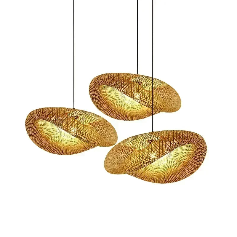 Rattan Pendant Chandelier
