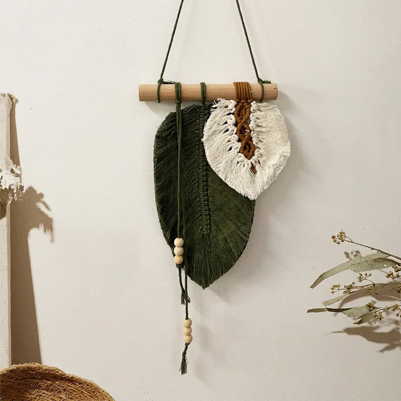 Macrame Leaf Wall Hanging