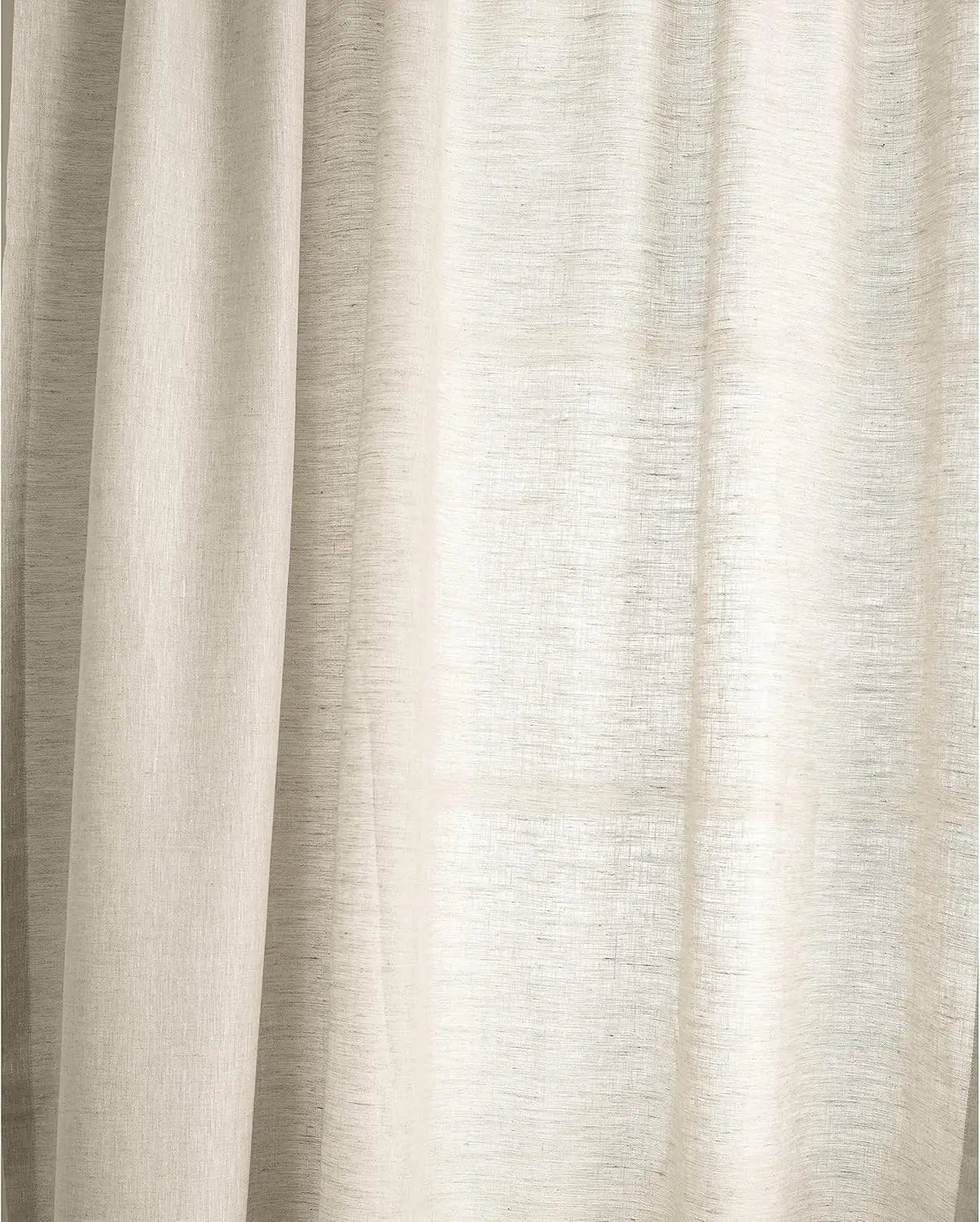 Farmhouse Linen-Blend Semi-Sheer Curtains, 96"