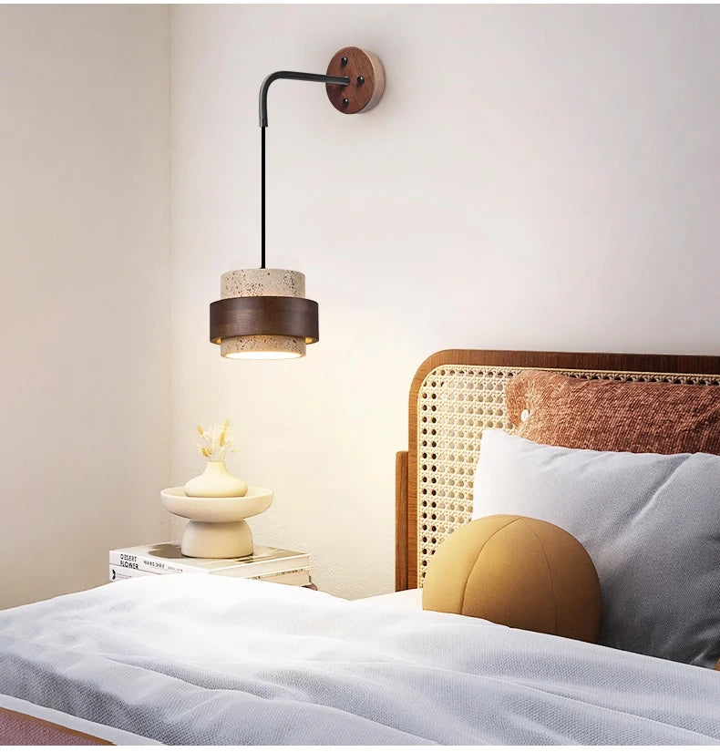 Wabi-Sabi Wood Pendant Chandelier