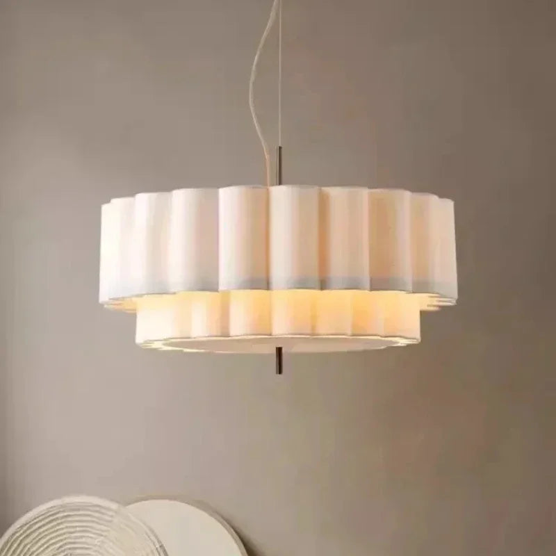 Wabi-Sabi Fabric Pendant Chandelier
