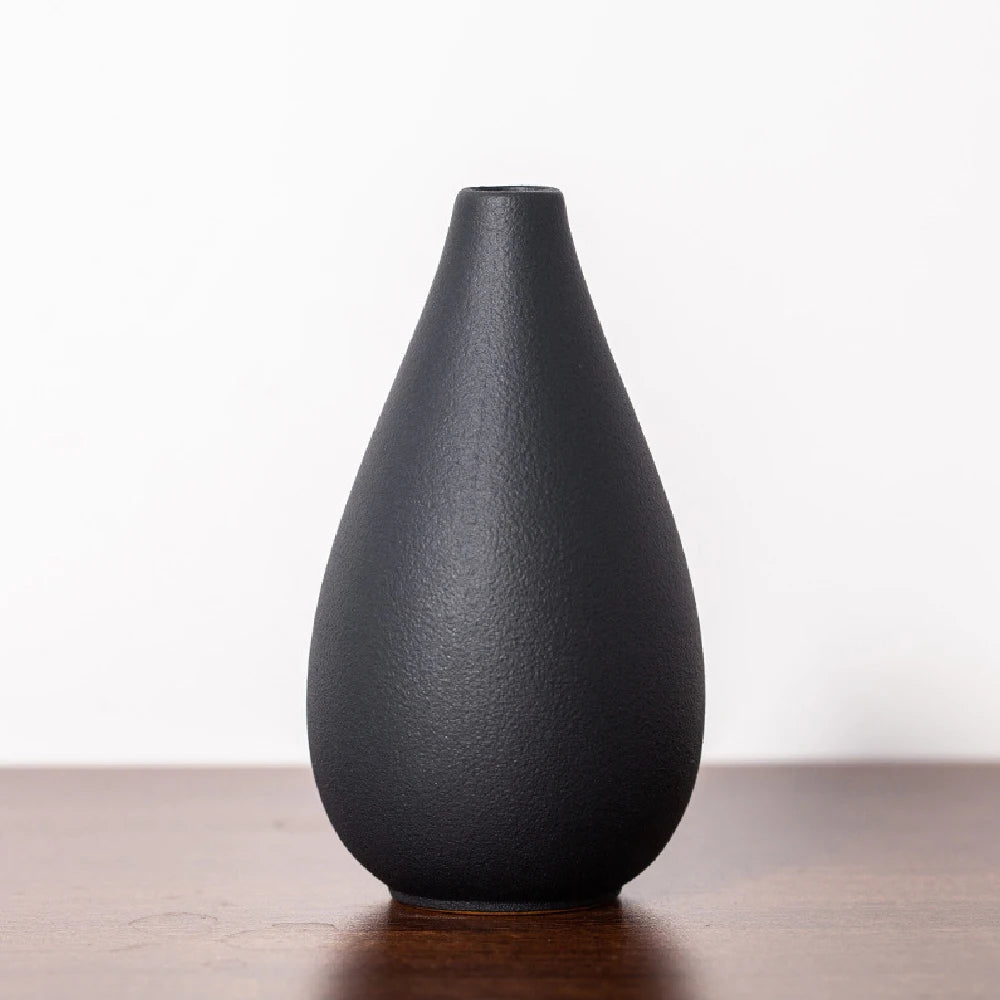 Matte Frosted Ceramic Bud Vase