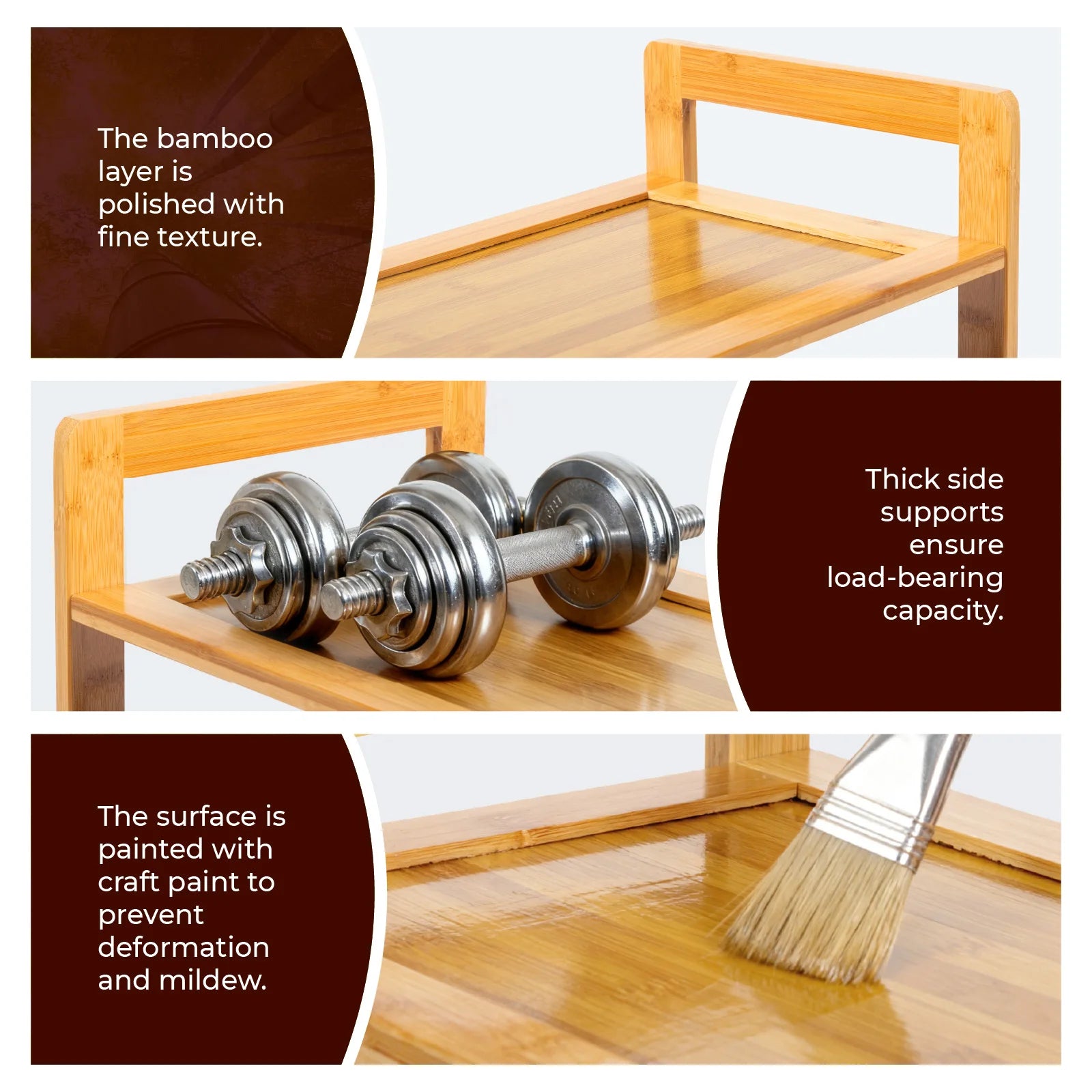 Bamboo Shoe Rack
