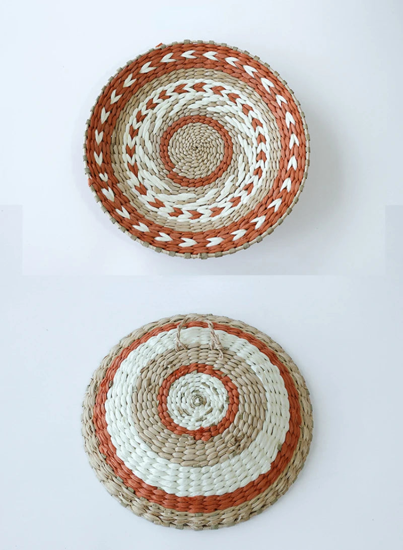 Boho Woven Wall Basket