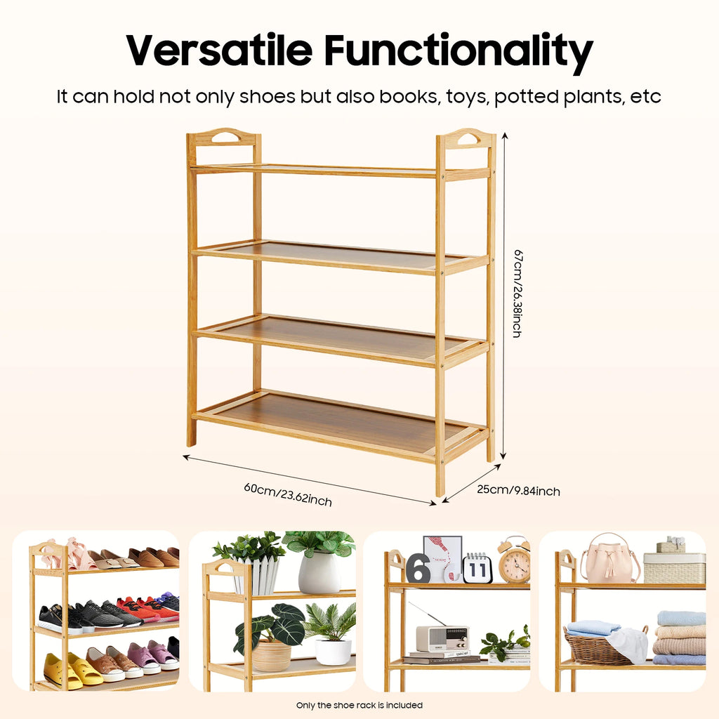 Bamboo Shoe Rack