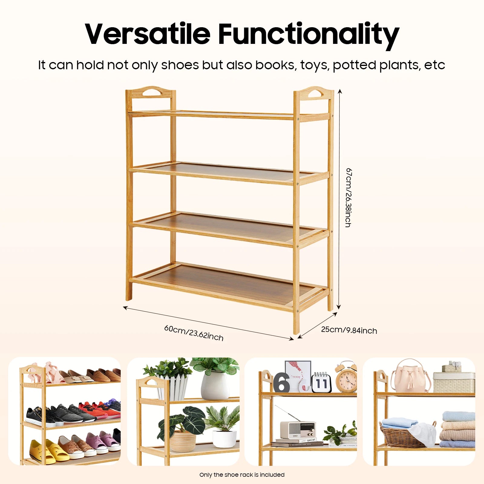 Bamboo Shoe Rack