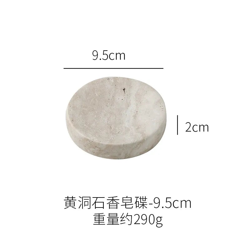 Nordic Travertine Bath Set