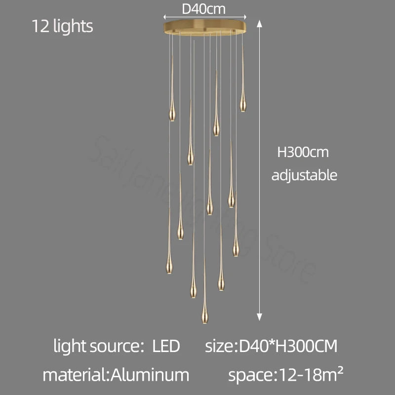 Minimalist Pendant Chandelier