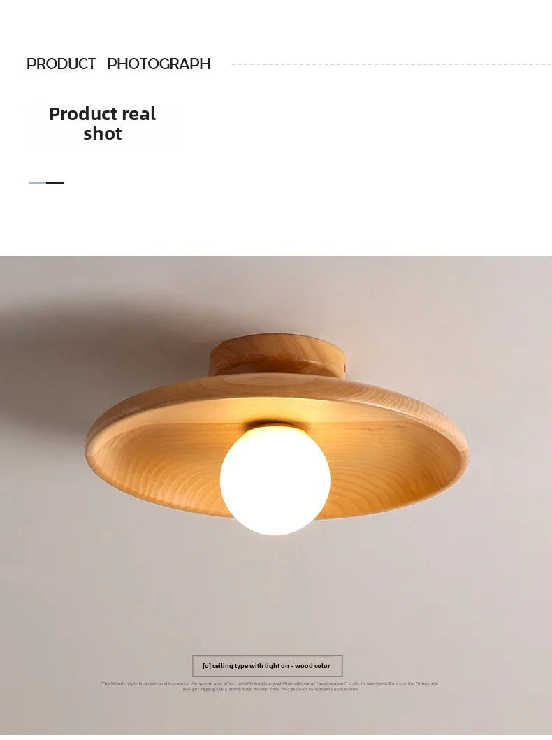 Japanese Bamboo Ceiling Light