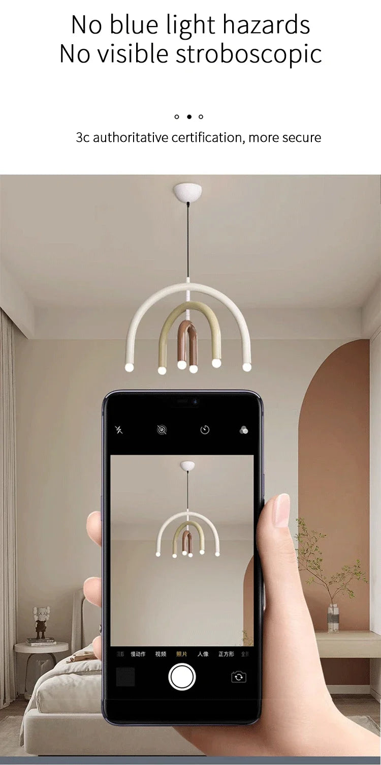 Cream-Style Pendant Chandelier