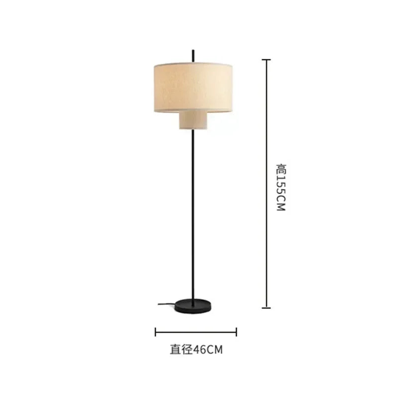Wabi-Sabi Fabric Arc Pendant Lamp