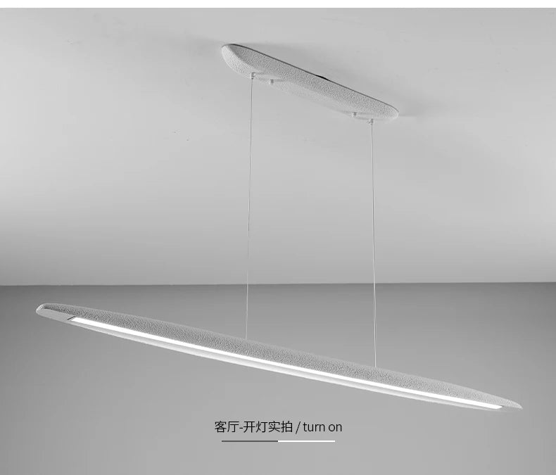 Wabi-Sabi Wood Linear Pendant Light