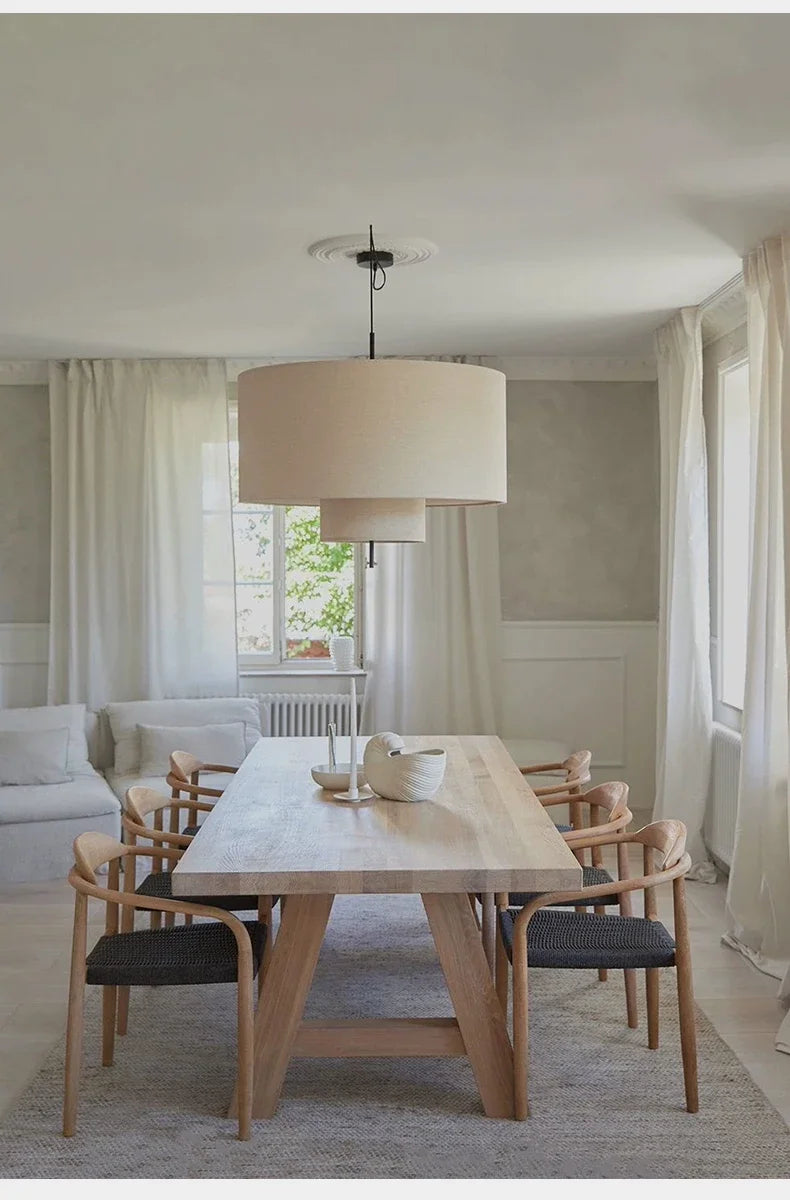 Wabi-Sabi Fabric Pendant Chandelier