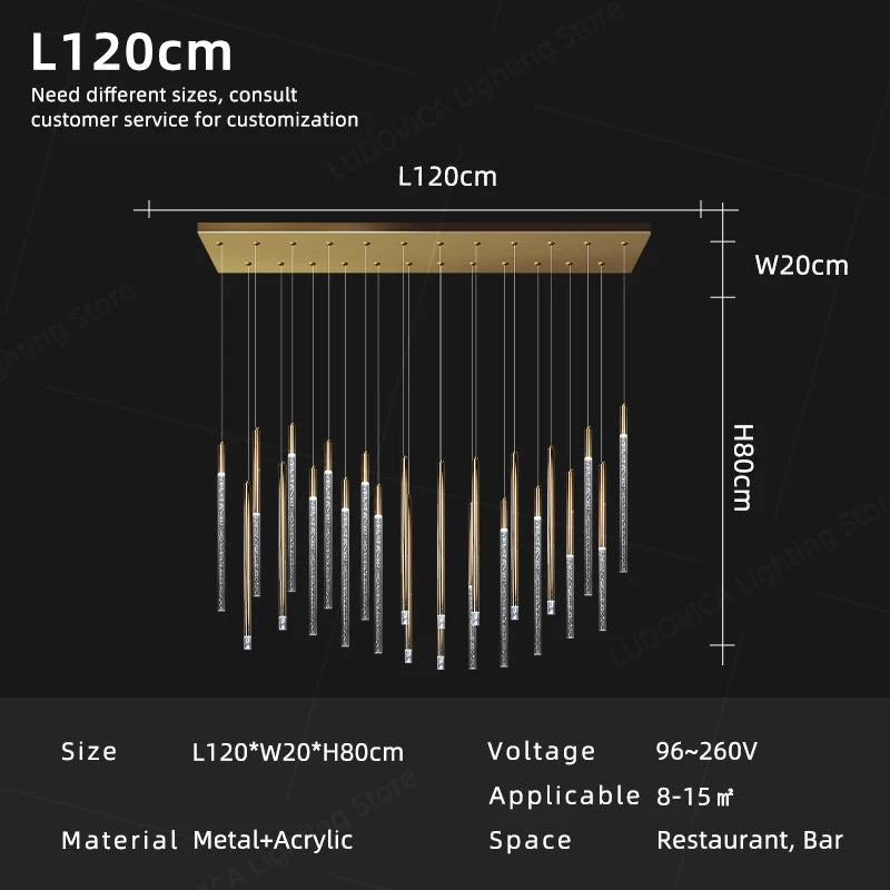 Modern Wood Pendant Chandelier