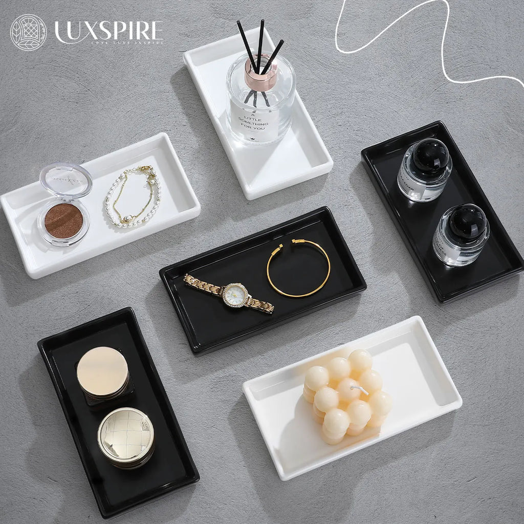 Minimalist Ceramic Vanity Tray