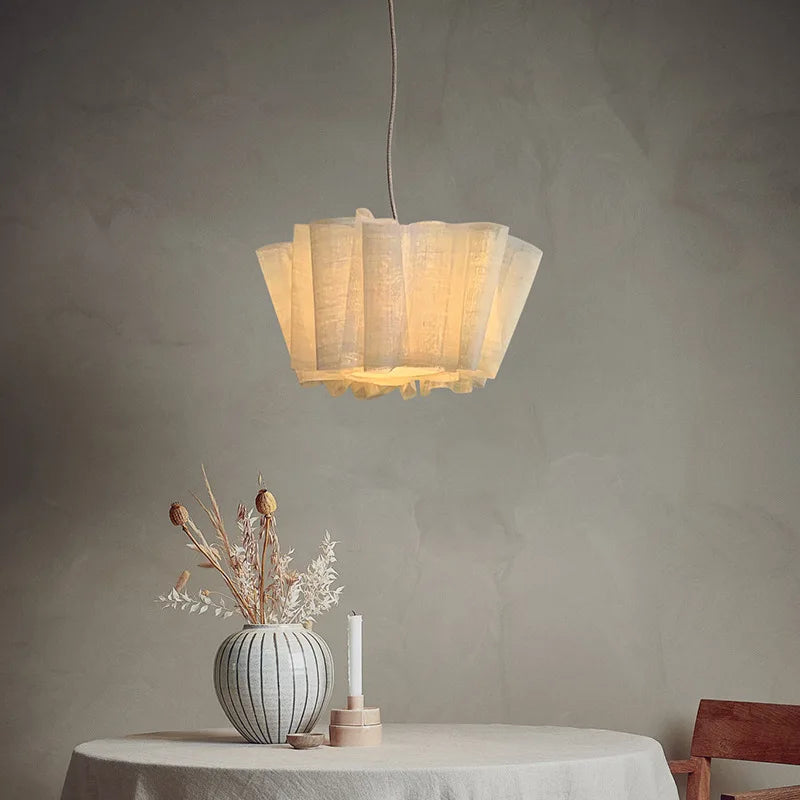 Wabi-Sabi Fabric Pendant Chandelier