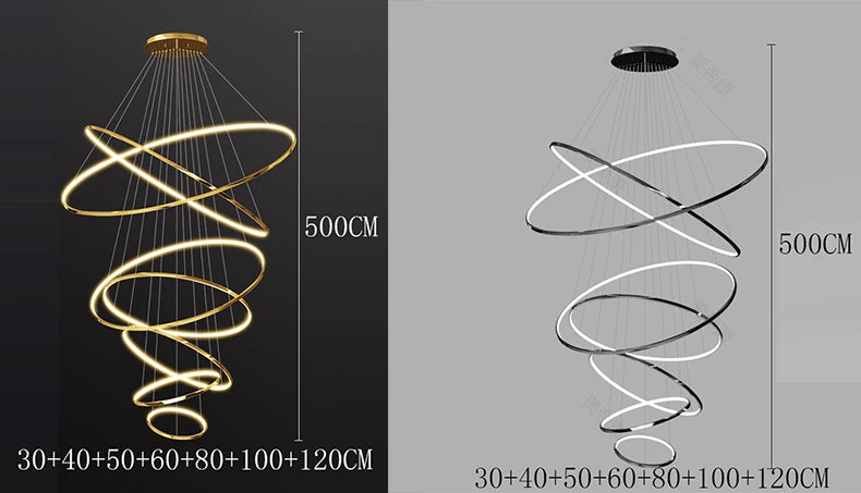 Nordic Acrylic Pendant Chandelier