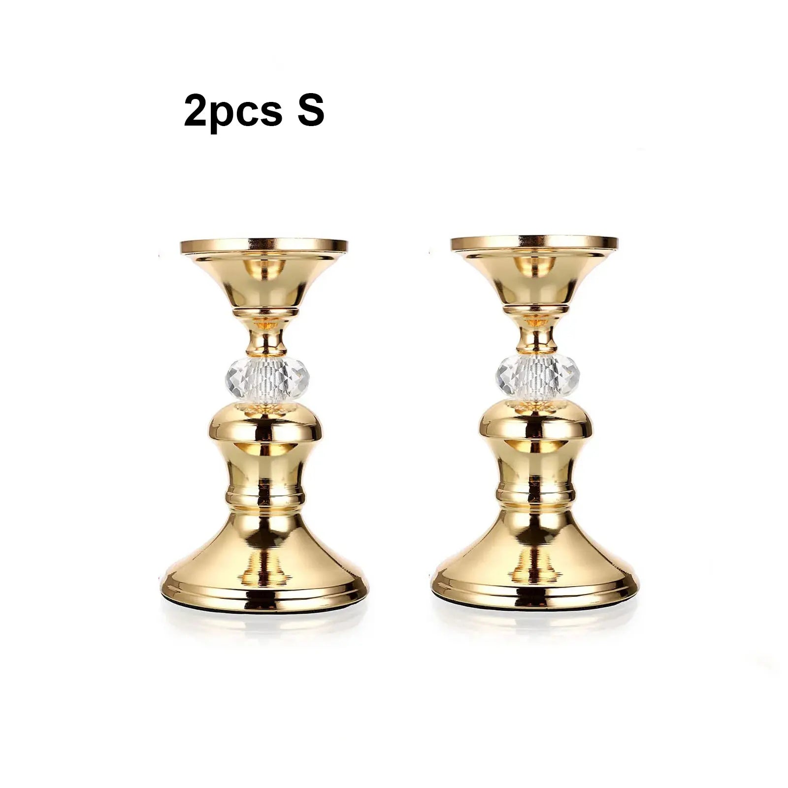Crystal Pillar Candle Holder