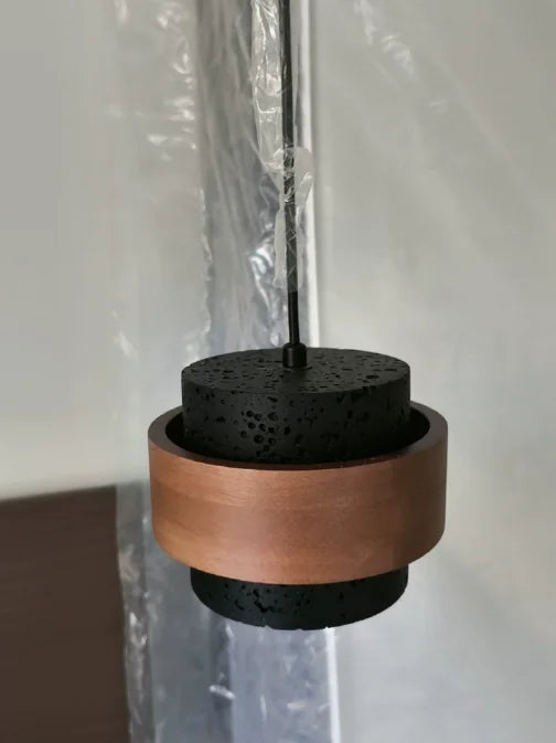 Wabi-Sabi Stone Pendant Lamp